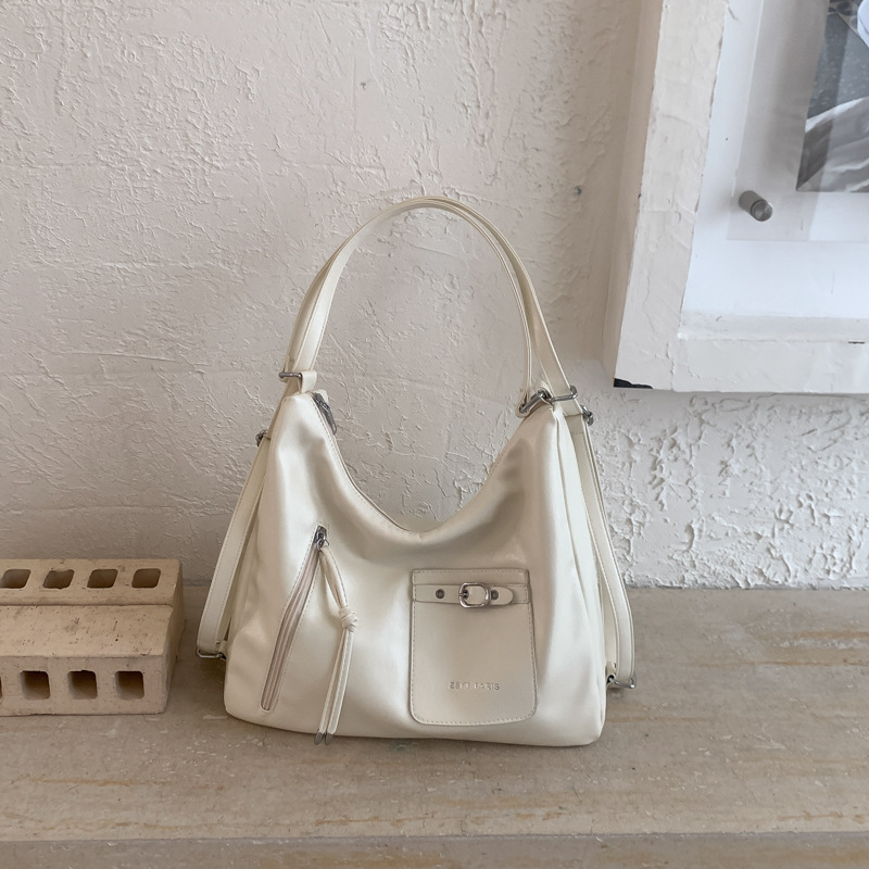 Bolsas de tendencia transfronteriza de gran capacidad para mujeres 2026 nueva moda coreana multipropósito mochila de viaje ocio bolsa de mano image 12