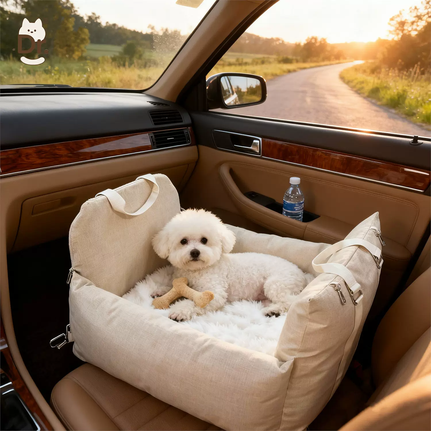 批发宠物汽车安全座椅出行神器宠物车载包狗窝车垫可拆洗宠物窝