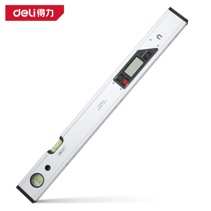 得力DL293600数显水平尺600mm水平尺高精度电子数显平水仪小型迷