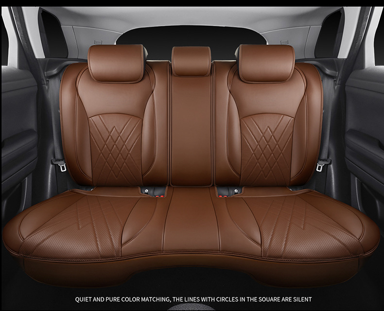 Car seat cushion chic high-end semi-enclosed simple leather seat cushion special car modified seat cover