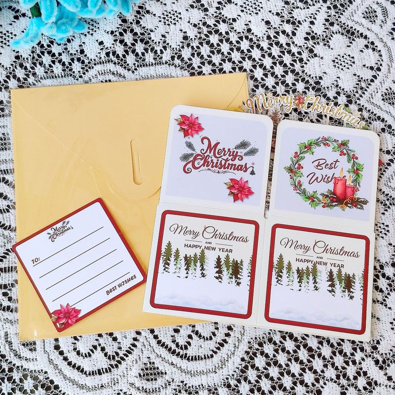 立体圣诞节贺卡3D弹出式立体盒圣诞节卡片merry christmas card|undefined