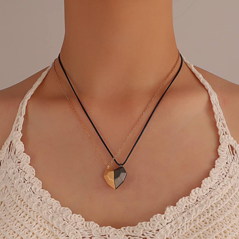 Necklace Classification Fashion Heart Alloy Couple Necklace