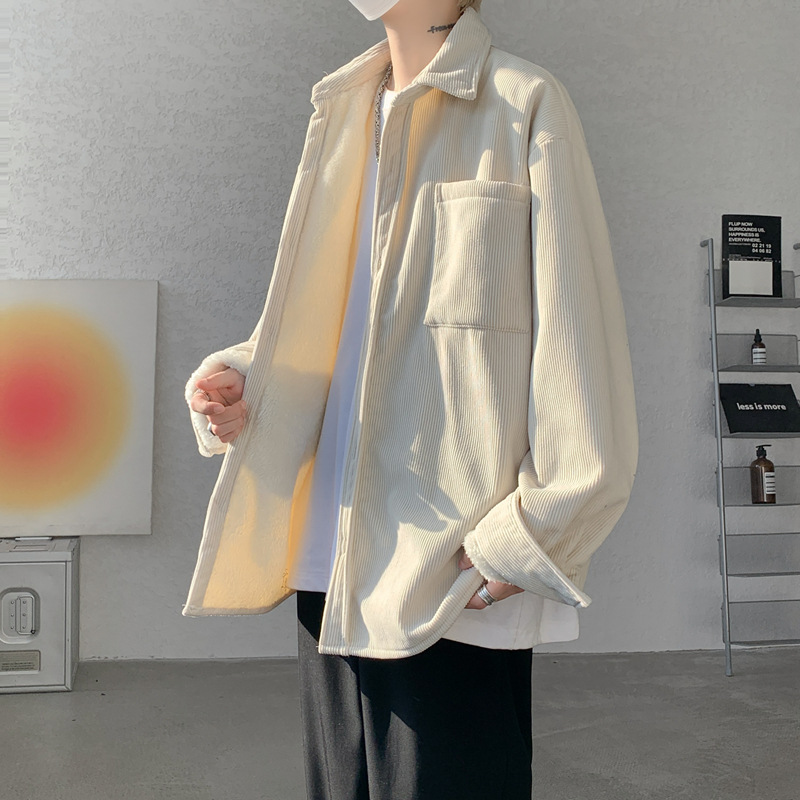 Warm corduroy Japanese shirt