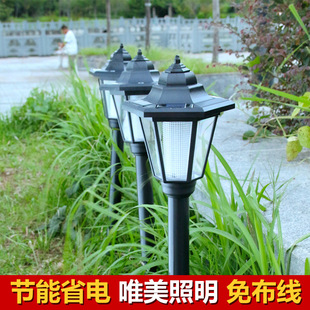 Solar Lights Waterproof Garden Lights Outdoor Home Villa Landscape Lights Outdoor Garden Lights Hexagonal Palace Lights