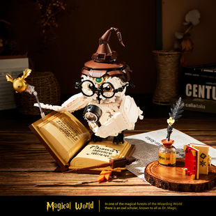 Dk7037 Harry Owl Hedwig Potter Educational Building Blocks Children's Assembly Toys Cross-Border Export