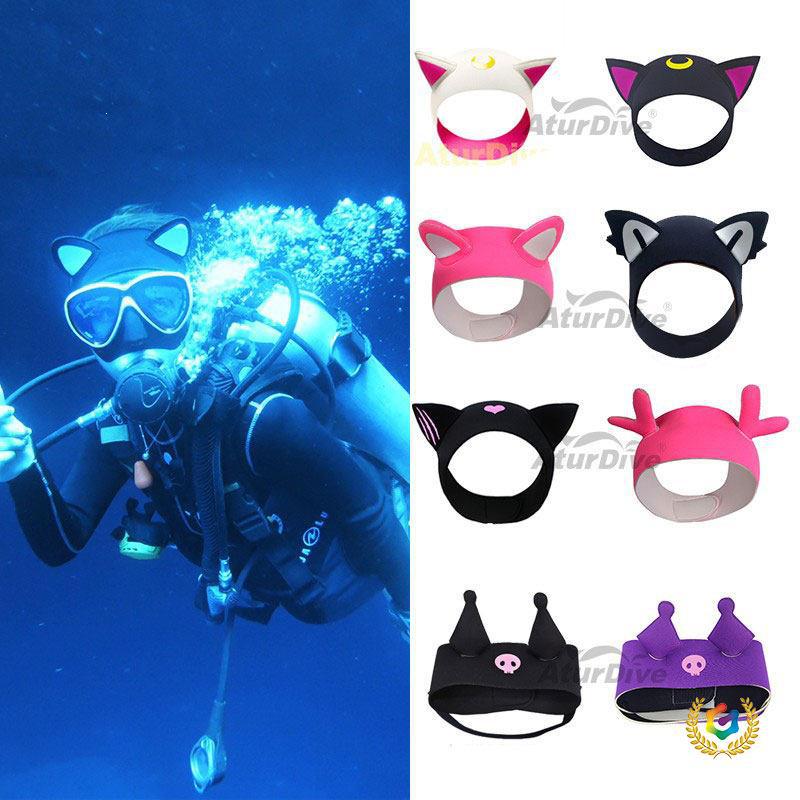 ☍ Diving headband for men and women, diver's hairband, diving sports equipment, hair protector, headband to wrap up loose hair