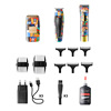 Kemei KEMEI graffiti set sculpting bald head oil head to push USB shaver and one more whole body shaving hair