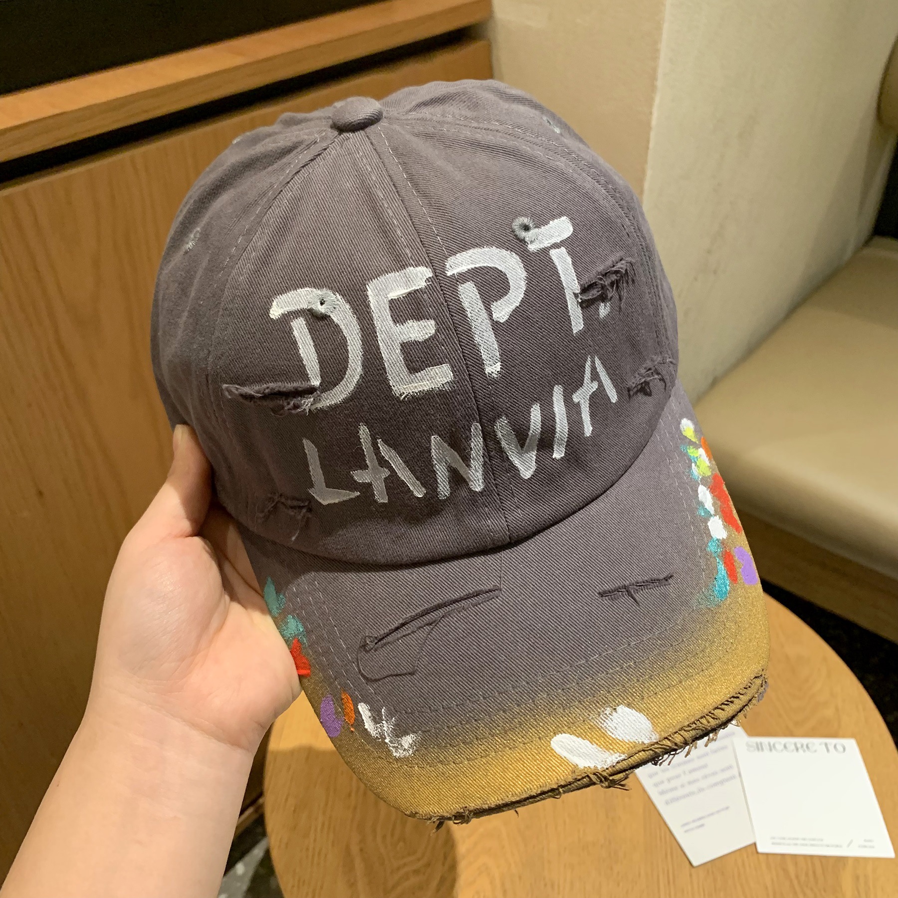 Diseño de nicho de cabeza grande gorra de béisbol agujeros americanos para hombres verano cara pequeña gorra de boca de pato negro