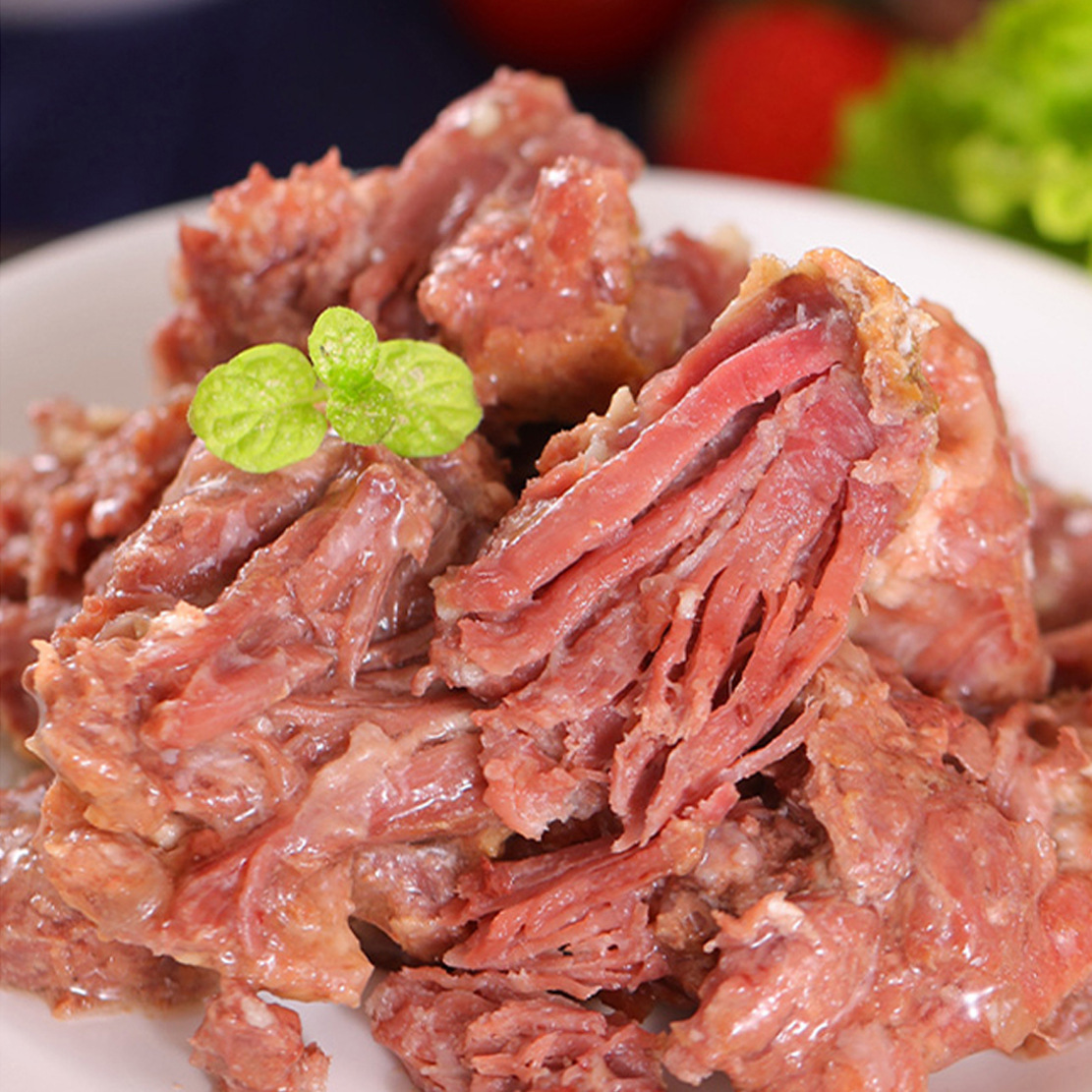 俄罗斯风味牛肉罐头经典原味即食大块肉无淀粉速食150g