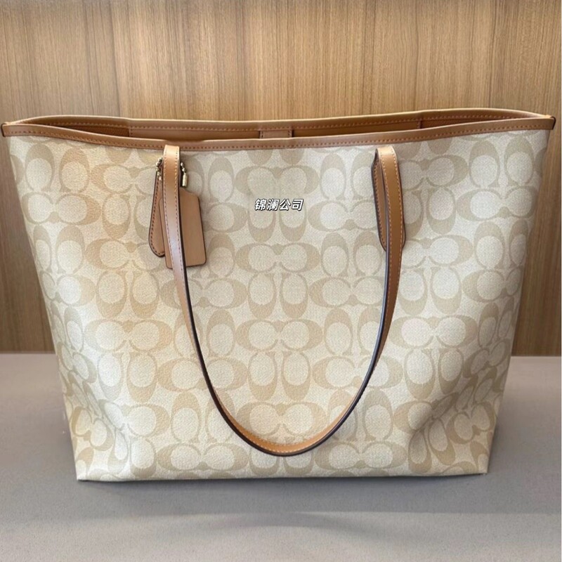 Kouc City33 Tote Bag Shopping Bag with Magnetic Buckle Large Capacity Commuter Printed Handbag Shoulder Bag for Women