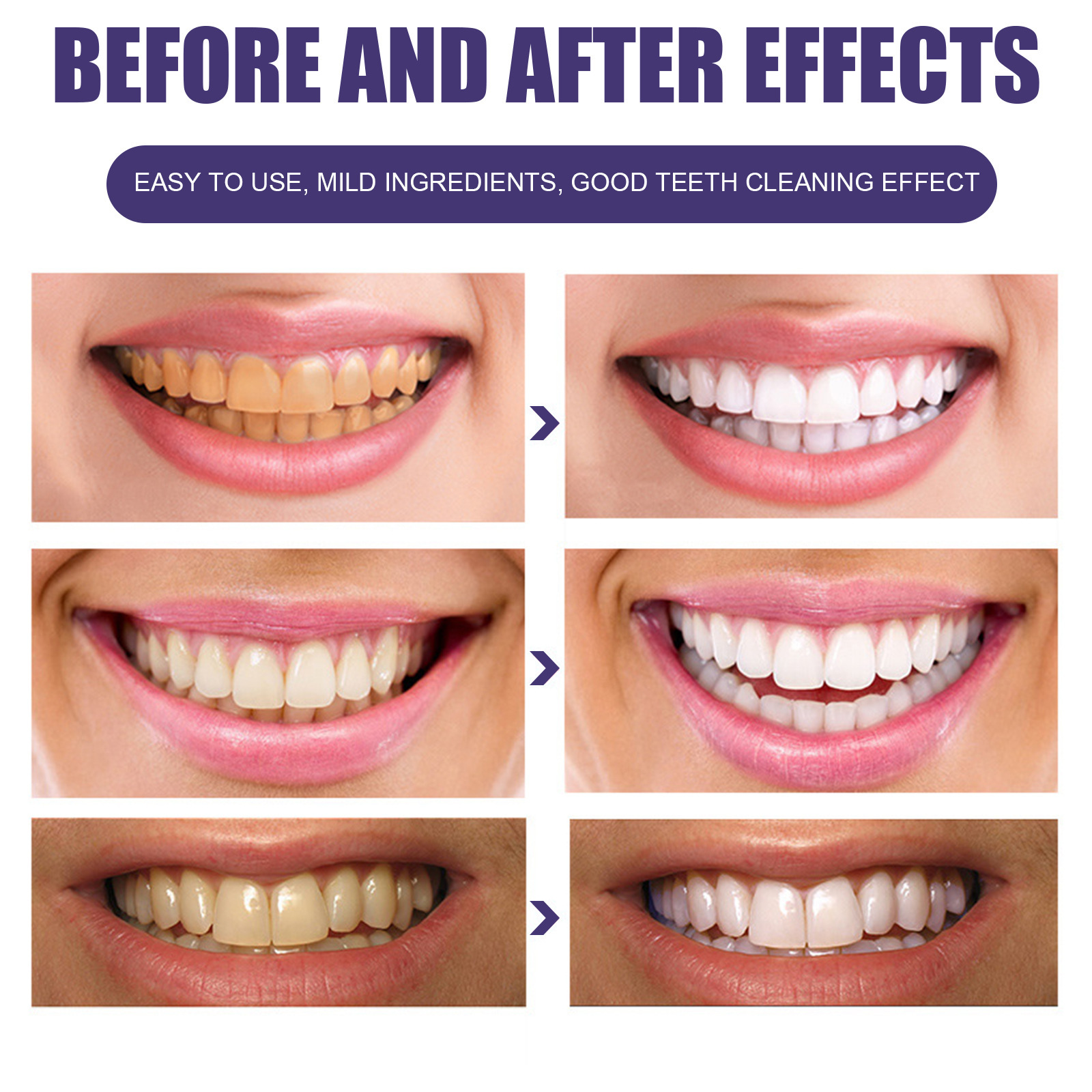 Jaysuing paarse tandpasta voor het bleken van tanden die een diepe reiniging veroorzaken om orale geur te verwijderen en de adem op te frissen_voghion.com