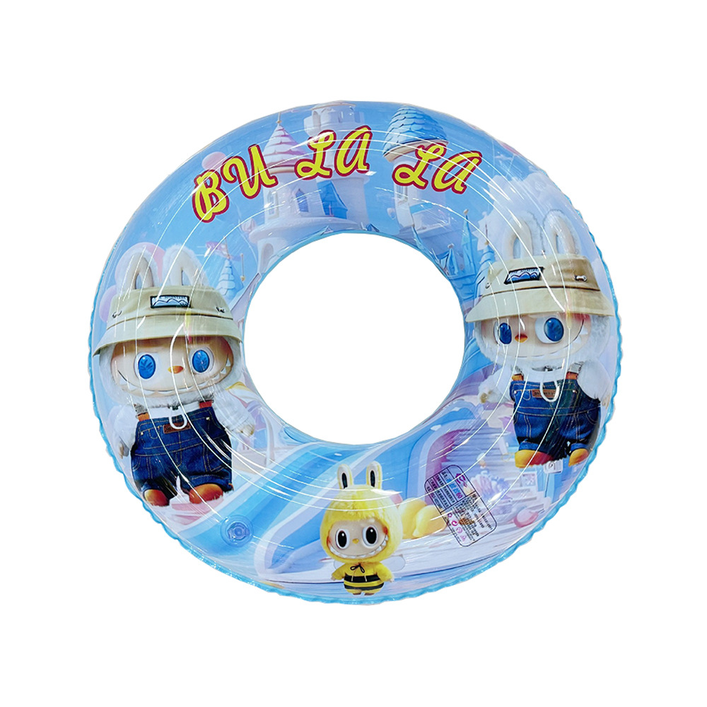 Blue-labubu swimming ring
