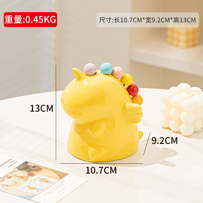 フルーツフォークセット高級感ケーキデザートステンレスフォーク家庭用軽贅沢陶磁器果物サイン収納缶|undefined