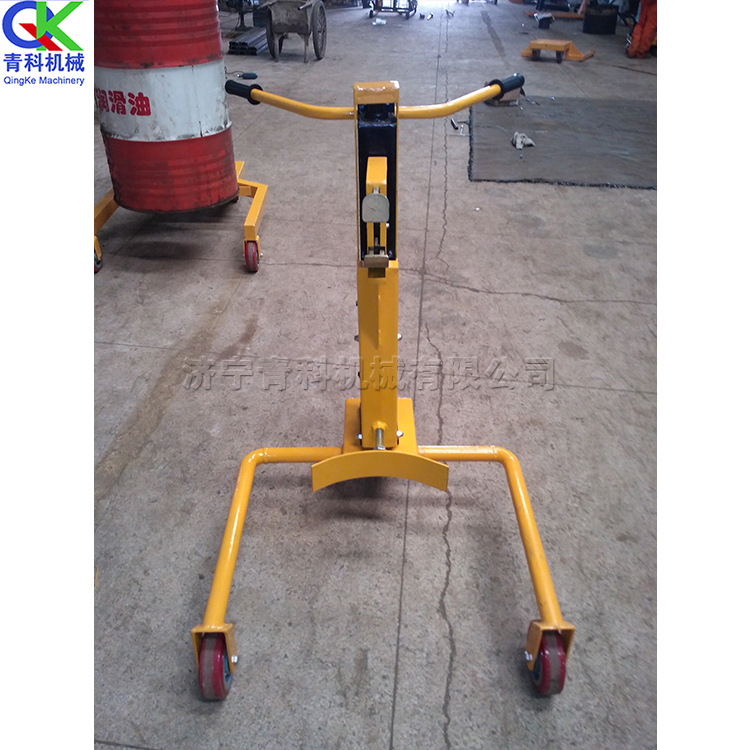 电动型液压油油桶码头用装运车手推式润滑油油桶运油车油桶提升机
