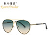 Fashionable sunglasses, advanced retro glasses suitable for men and women, city style, European style, high-quality style