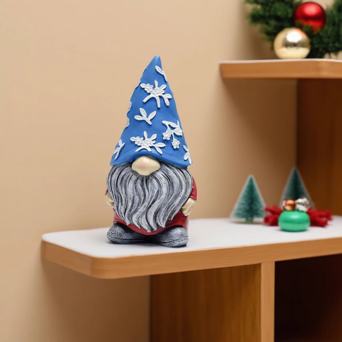 跨境新品地精花园精灵家居桌面摆件户外庭院侏儒小矮人树脂工艺品