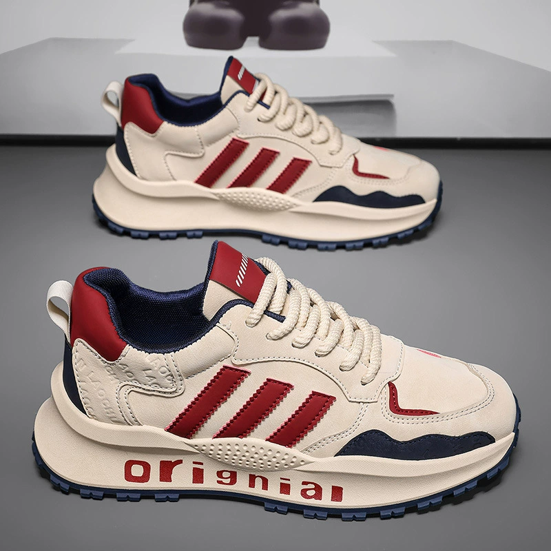 Весенняя мужская обувь 2025 дышащая спортивная повседневная обувь папы мужская универсальная модная обувь легкая арганская обувь