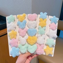 秋冬发夹1元批货少女发卡diy发饰头饰一元小商品摆摊发卡毛绒发夹