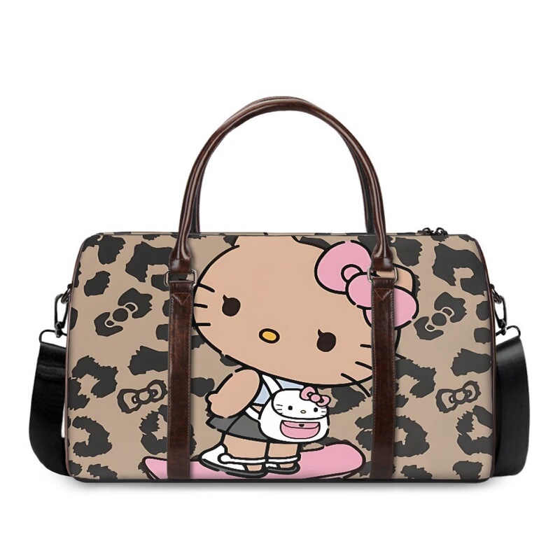 Customize Hello Kitty Pattern Printed Handbags with Your Own Design, Hot-Selling on International Platforms, Dropshipping Travel Bags Customize Hello Kitty Pattern Printed Handbags with Your Own Design, Hot-Selling on International Platforms, Dropshipping Travel Bags