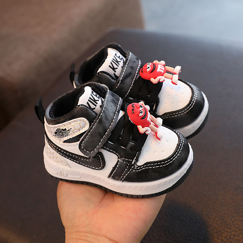 Baby sports shoes sneakers autumn cartoon 0-3 years old 1 soft sole non-slip children's casual shoes toddler shoes boys and girls shoes