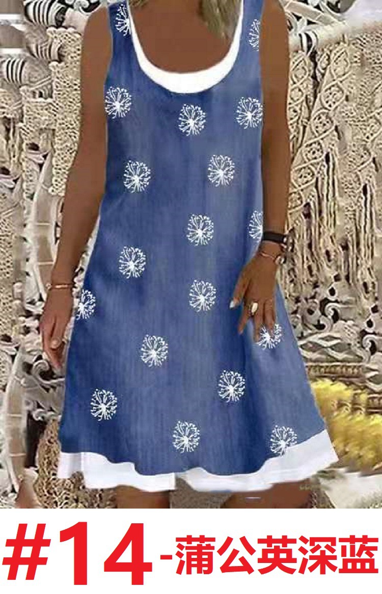 #14 Dandelion Deep Blue