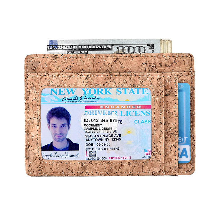 外贸创意新款环保卡套 软木卡包RFID防消磁卡夹 银行信用卡套卡夹