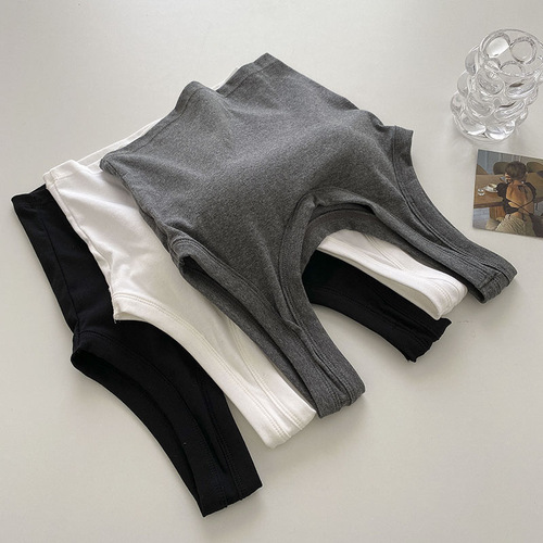 Solid color beautiful back sling inner vest with breast pads for girls to wear outside with belly button exposed tube top sports push-up bottoming top
