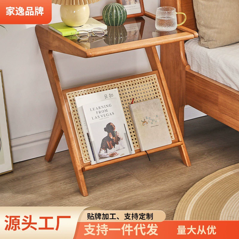 Jiayi журнальный столик из цельного дерева диван прикроватный столик угловой стол стеллаж для хранения гостиная креативный маленький стол для квартиры