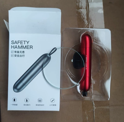 Qəza çəkici Emergency Escape Tool for Broken Glass in - car-safety-hammer-red