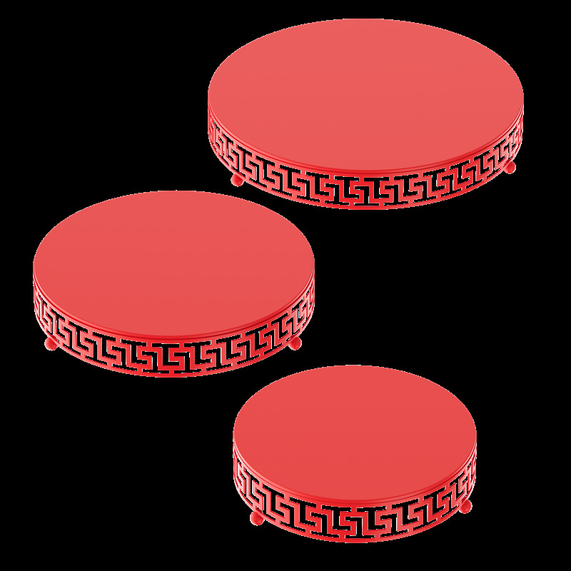Accesorios de boda, mesa de postres, decoración, tienda de postres, soporte para pasteles de dim sum, soporte para pasteles hueco dorado creativo europeo, se puede establecer image 11
