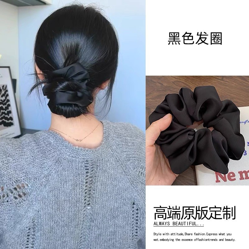 레귤러 새틴 블랙