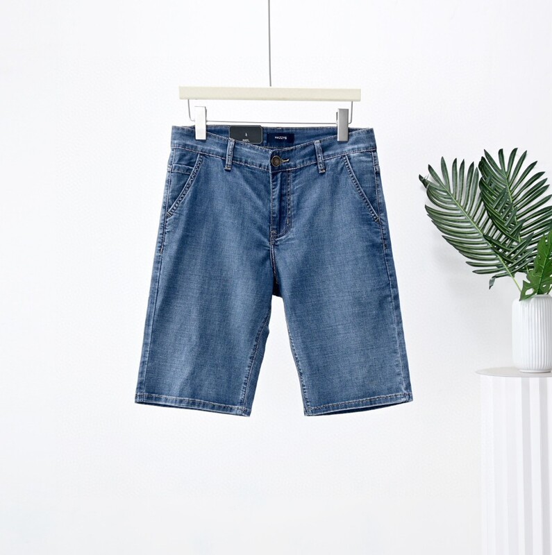 Hazzys/ハギス 25 夏新弾性アイスシルクメンズカジュアルショーツジーンズドロップシッピング|undefined