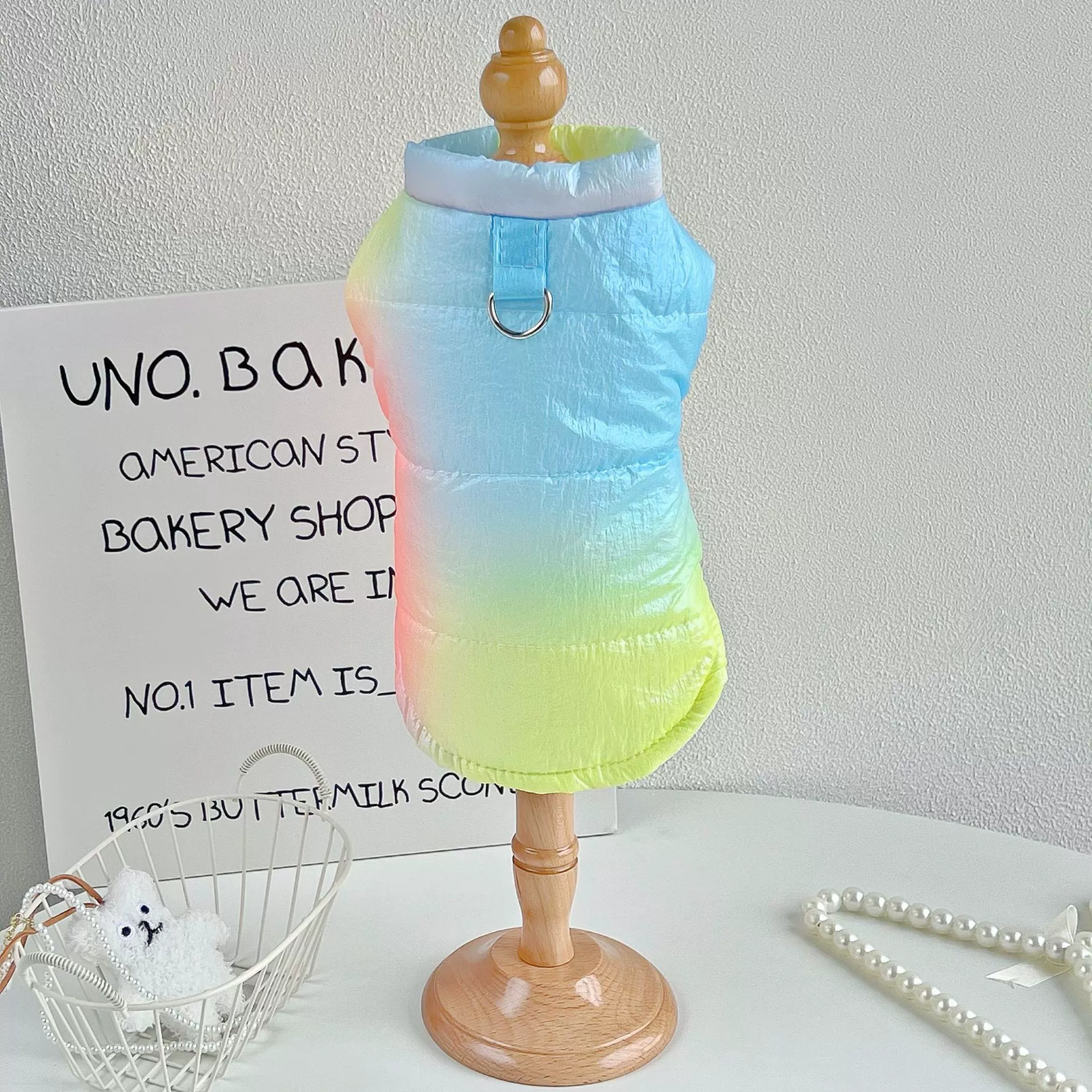 Одежда для кошек с тяговой пряжкой, осенне-зимнее хлопковое пальто, йоркширский бишон Тедди, маленький размер, зимняя хлопковая куртка для собак, жилет