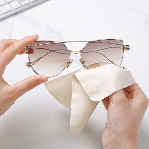 High-end glasses cloth professional anti-fog ultra-fine suede eye cloth fiber disposable mobile phone screen cleaning
