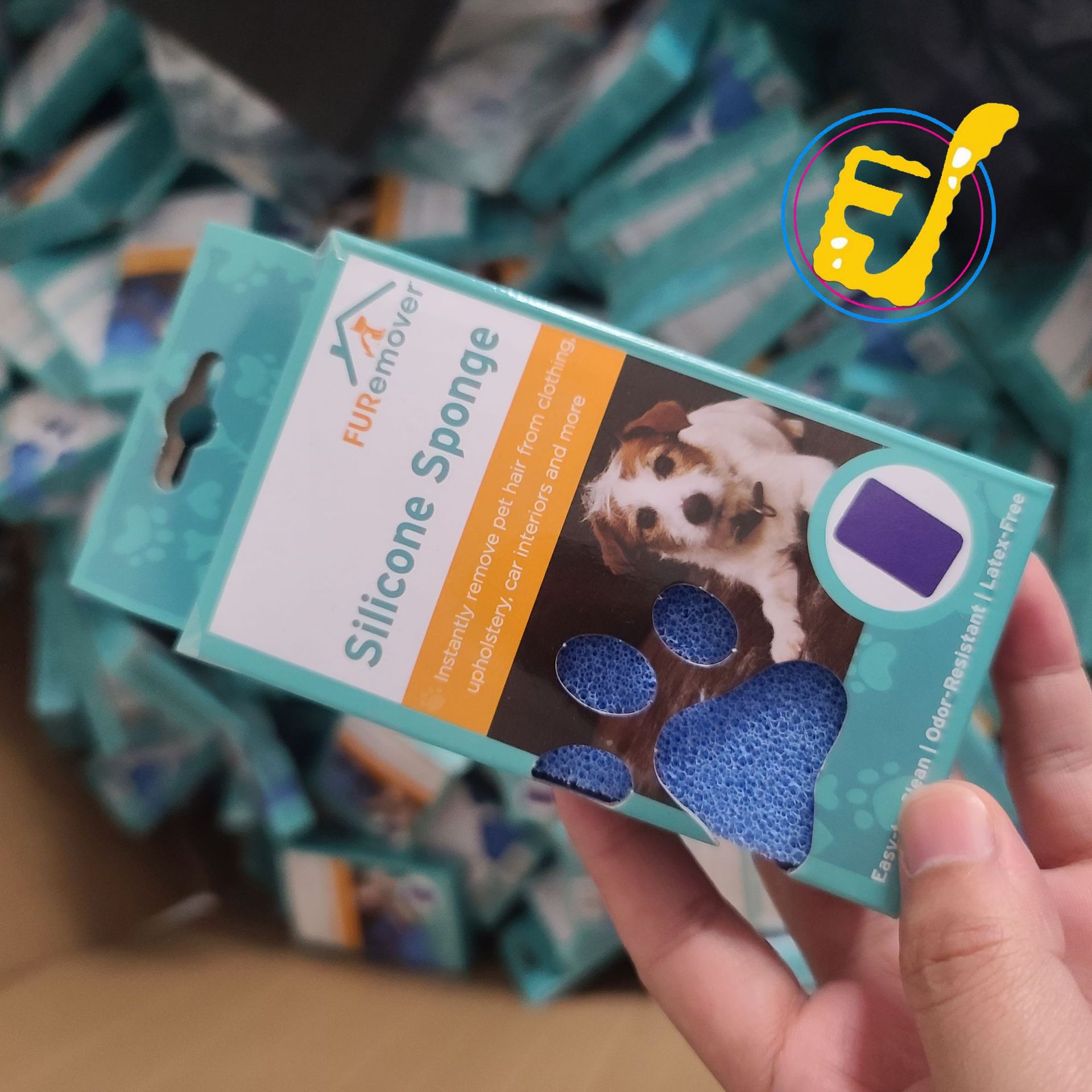 宠物猫狗毛发清理硅胶过滤海绵洗脱机洗鞋泡棉创清洁洗碗海绵擦