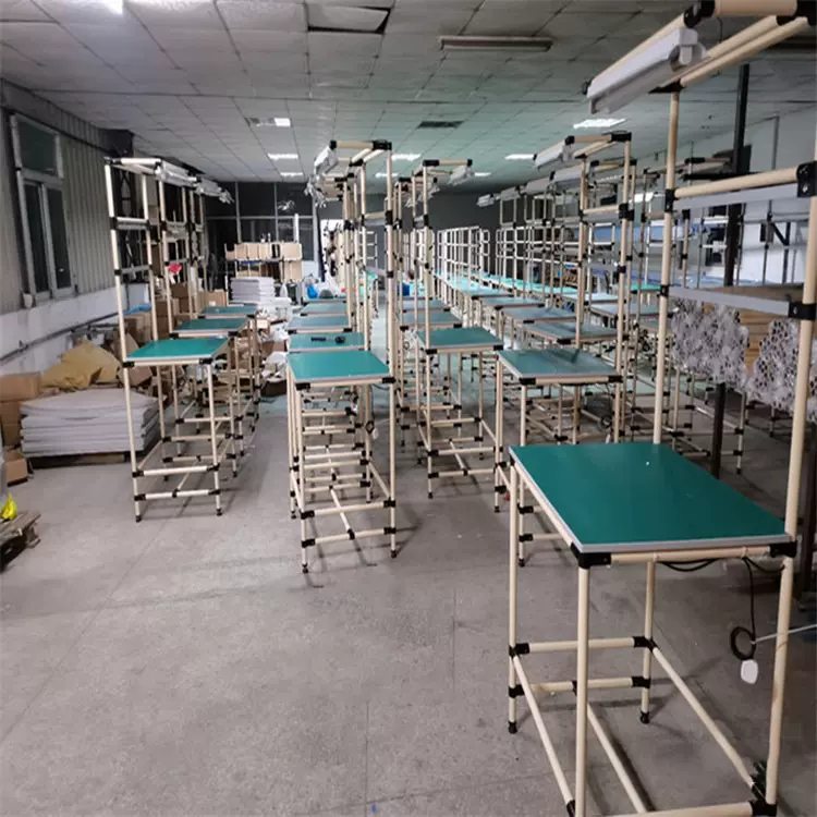 定制仓库打包桌防静电铝合金工作台电子新能源第一代精益管工作台