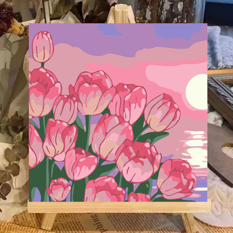 R084 / 20*20cm paint+brush+backing board