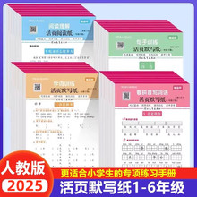 2025随堂帮语文活页默写纸一二三四五六年级拼音字词句子阅读训练