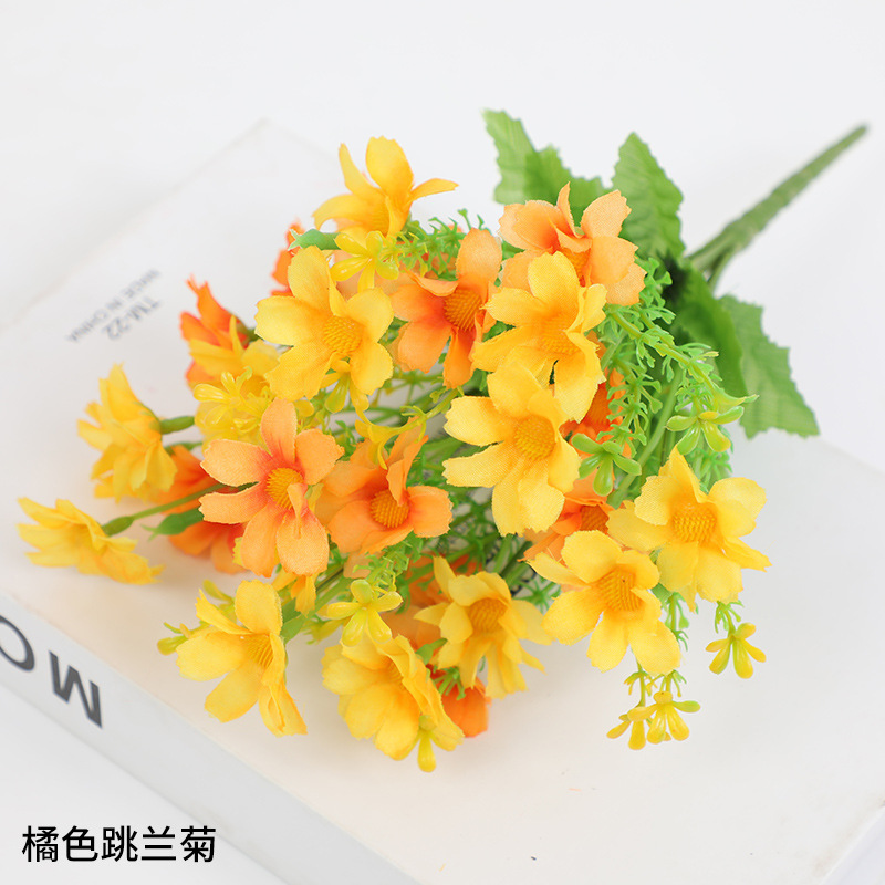 Orquídea saltadora-naranja