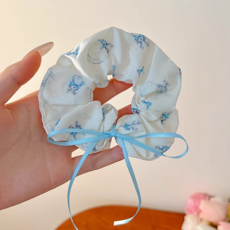 Lazo de encaje para niños, lazo para el cabello de intestino grueso, niña, bola, cabeza, cuerda para la cabeza, niña dulce, cola de caballo, cuerda para el cabello, tocado