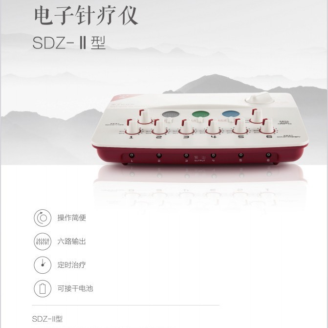 Huatuo ブランド電子鍼治療器レッド 6 ウェイ sdz-II2 タイプ電気鍼治療理学療法電気美容サロン経絡|undefined