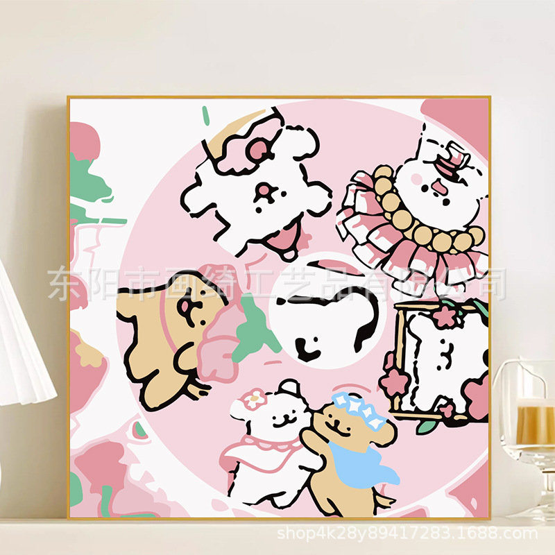 LL217 / 20*20CM(画笔+颜料+绷好内框）