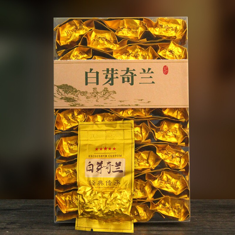 White Bud Qilan tea 500g medium fire carbon baked Qilan tea flat carbon baked new tea wholesale vacuum bag half jin