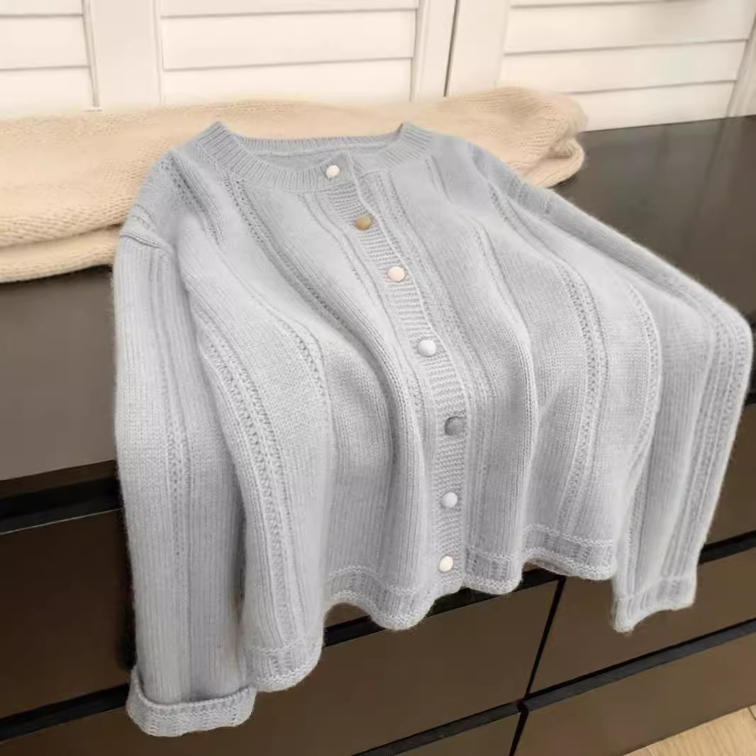 Knitted autumn cardigan