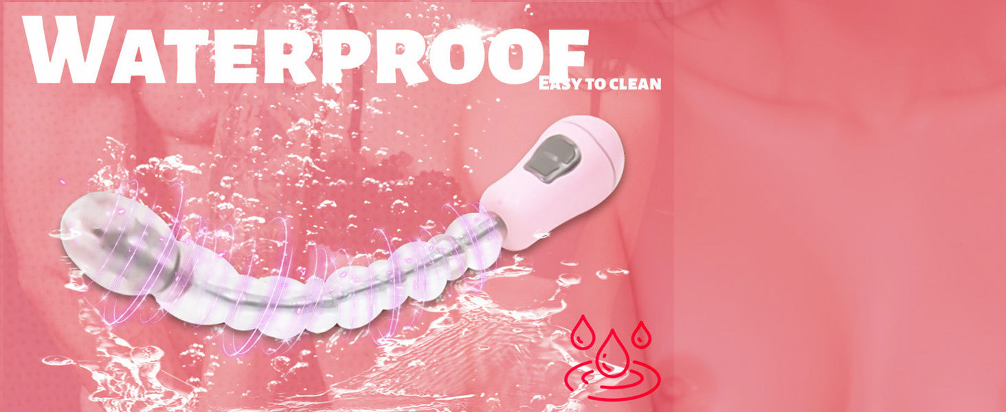 Transformable Dragon Vibrating Anal Plug with Beads, Rechargeable TPE Design — detail image 9