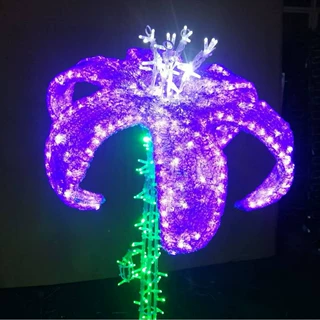 LED 2D 3D 框架花型造型图案灯 街道公园户外亮化工程装饰灯 可定