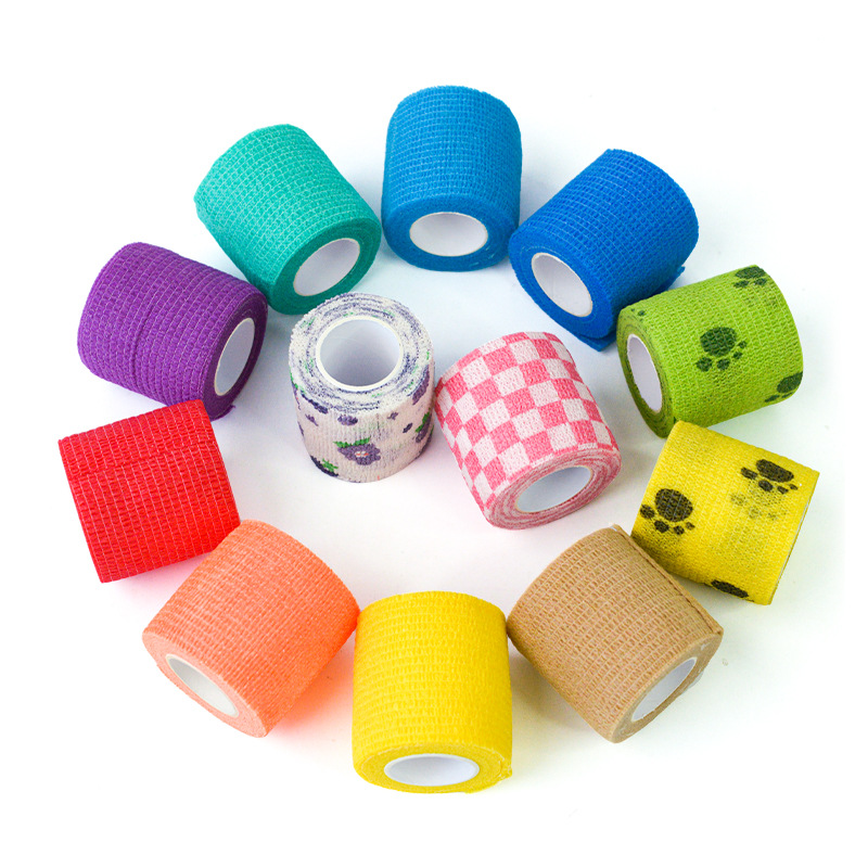 Knee Outdoor Bandage High Elasticity Self-Adhesive Basketball Finger Protection Sports Bandage Elastic Pet Foot Wrapping Finger Bandage