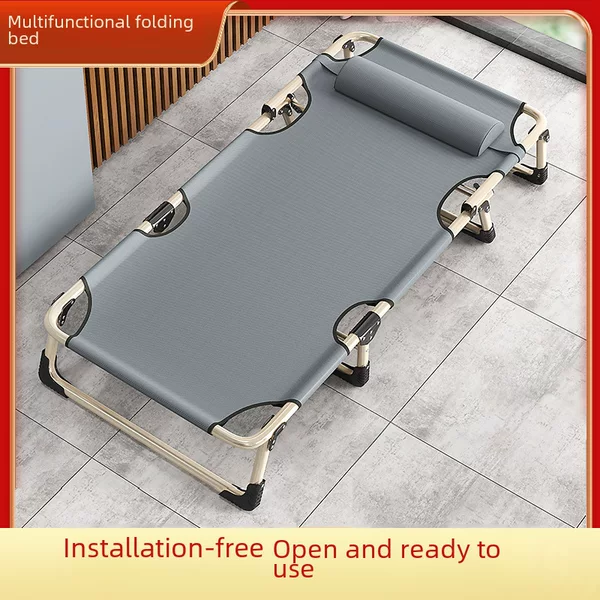 Recliner Portable Folding Sheets Single Office Lunch Break Bed Hospital Accompanying Bed Simple Folding Bed Wholesale March