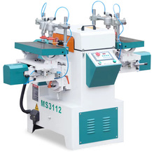 木工机械设备马氏款电控款MS3112自动卧式双端木工榫槽机铣眼机
