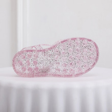 春夏罗马凉鞋平底软包头果冻鞋男女童编织带沙滩鞋儿童【订单款】